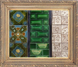 fireplace tile set